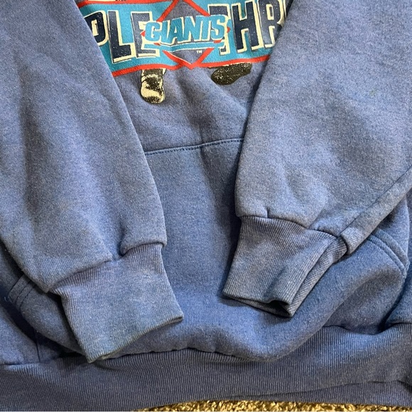 Vintage 90s New York Giants Hoodie Sweatshirt Size XL - Picture 6 of 7